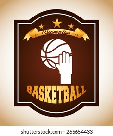 basketball championship design, vector illustration eps10 graphic 