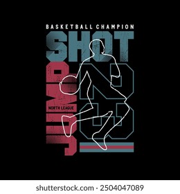 Basketball ,Championship sport typography, tee shirt graphics, vectors
