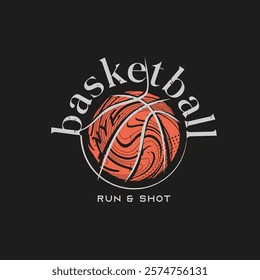 Basketball ,Championship sport typography, tee shirt graphics, vectors
