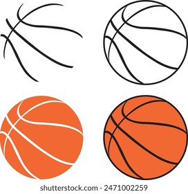 Basketball, Basketball Clipart, Basketball Cut Files, Sports Vector