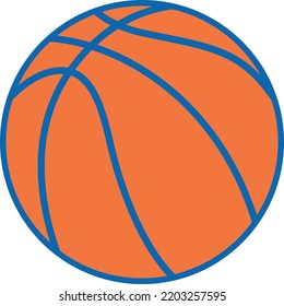 Basketball Clipart - Vector Illustration