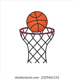 Basketball Clipart, Basketball Vector, Basketball illustration, Sports Clipart, Sports Vector, Sports illustration