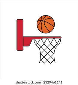 Basketball Clipart, Basketball Vector, Basketball illustration, Sports Clipart, Sports Vector, Sports illustration