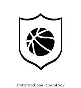 Basketball Club Icon Vector