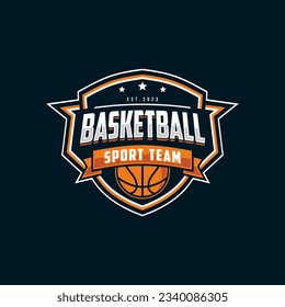 Basketball club logo. Basketball club emblem