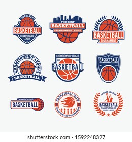 Basketball Club Vector Badges & Logos