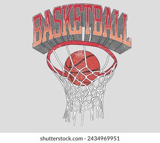 Basketball club vector t-shirt design. New York basketball league graphic print design. Champion tournament. Basketball college league. Vintage artwork for sportswear. Sport logo. College font.