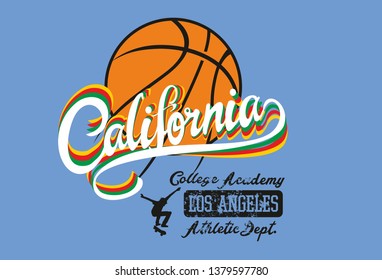 basketball college sport graphic design vector art