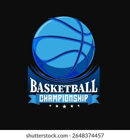 basketball and colorfull logo background