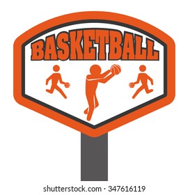 Basketball concept with championship icons design, vector illustration 10 eps graphic.