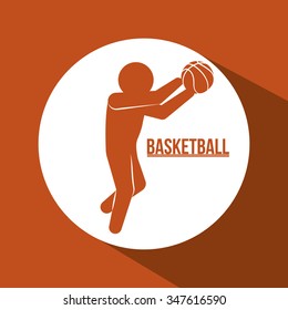 Basketball concept with championship icons design, vector illustration 10 eps graphic.