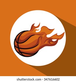 Basketball concept with championship icons design, vector illustration 10 eps graphic.