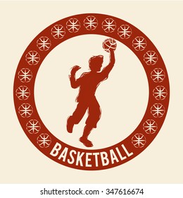 Basketball concept with championship icons design, vector illustration 10 eps graphic.