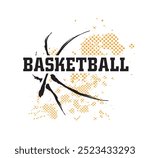 Basketball concept icon on white background