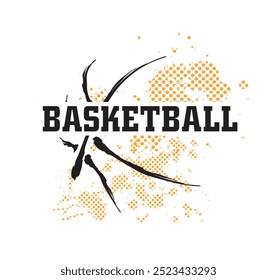 Basketball concept icon on white background