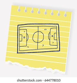 basketball court doodle