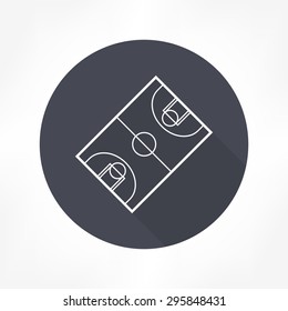 basketball court icon
