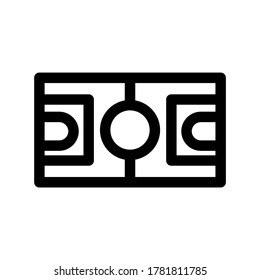 basketball court icon or logo isolated sign symbol vector illustration - high quality black style vector icons
