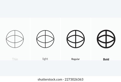 basketball court icon. Thin, Light Regular And Bold style design isolated on white background.