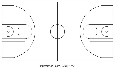 Similar Images, Stock Photos & Vectors of Basketball court. Background ...