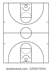 Basketball Court for Tactic Presentation