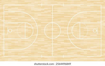 Basketball court top view, Basketball court line