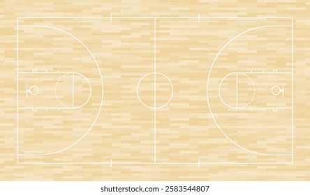 Basketball court top view, Basketball court line