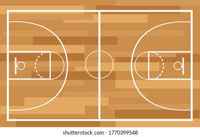 basketball court vector illustration design