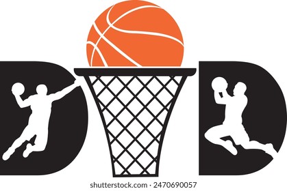 Basketball Dad, Father's Day, Basketball Clipart