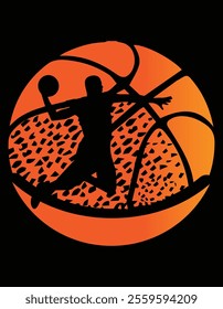 Basketball DAD Father's Day Design.