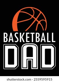 Basketball Dad Father's Day Design.