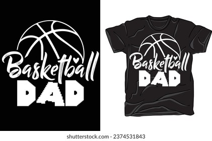 Basketball Dad T Shirt, Basketball Dad Shirt Father's Day Gift,Dad's Basketball Gameday Shirt,Basketball Dad Gift 