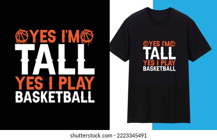 Basketball Design | Awesome Creative Trendy Typography T shirt Design 
