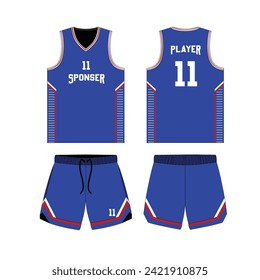 Basketball  Design Uniform Teamplate Vector Design 