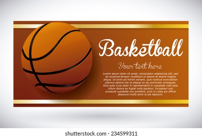 basketball design , vector illustration