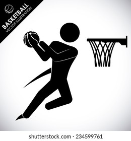 basketball design , vector illustration