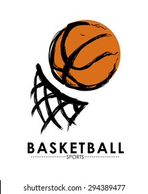 Basketball digital design, vector illustration 10 eps graphic