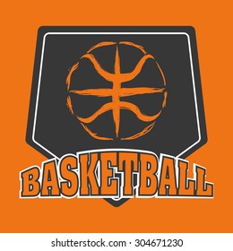 Basketball digital design, vector illustration 10 eps graphic