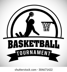 Basketball digital design, vector illustration 10 eps graphic
