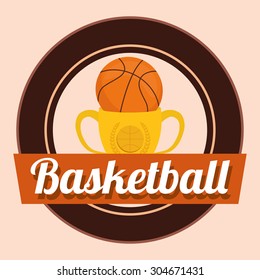 Basketball digital design, vector illustration 10 eps graphic