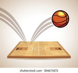Basketball digital design, vector illustration 10 eps graphic