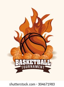 Basketball digital design, vector illustration 10 eps graphic