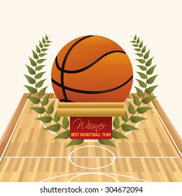 Basketball digital design, vector illustration 10 eps graphic