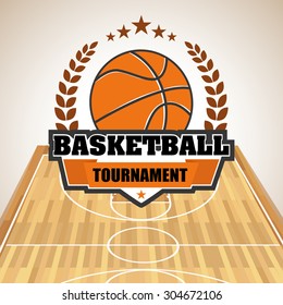 Basketball digital design, vector illustration 10 eps graphic