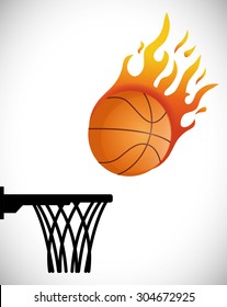 Basketball digital design, vector illustration 10 eps graphic