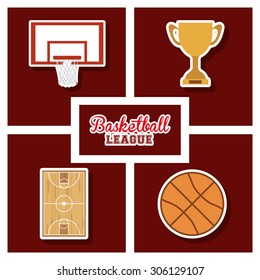 Basketball digital design, vector illustration eps 10