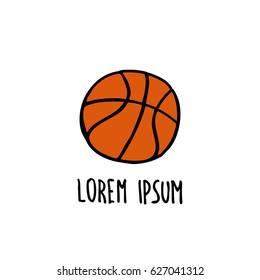 Basketball Doodle Icon