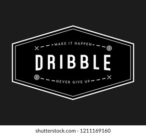 basketball dribble white on black is a vector illustration about sport