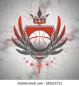 Basketball emblem