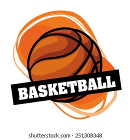 basketball emblem design, vector illustration eps10 graphic 